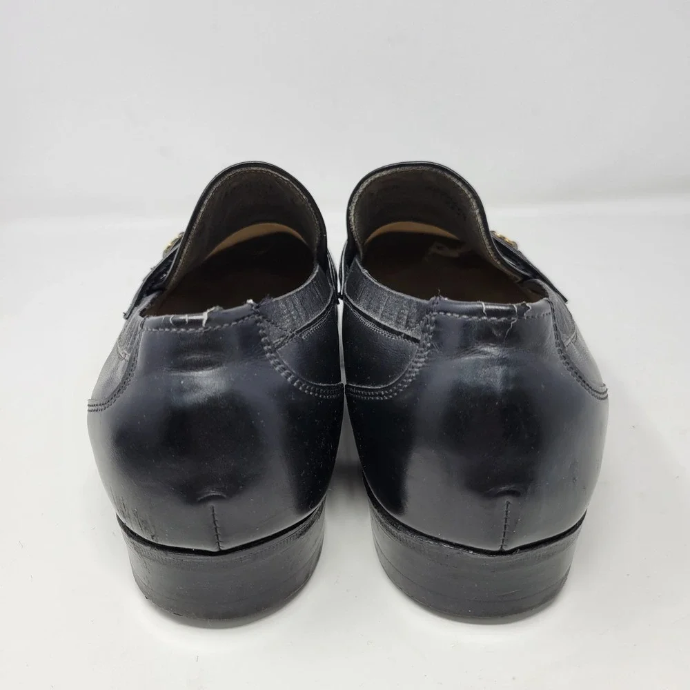 Wright Breather Arch Preserver Mens Black‎ Leather Loafers 10.5 D 802066B USA